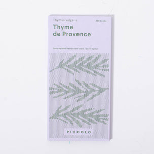 Piccolo Thyme De Provence | © Conscious Craft