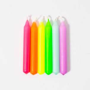Dip Dye Konfetti Rainbow Candles | © Conscious Craft