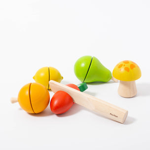 Plan Toys Fruit & Vegetable Play Set | ©️ Conscious Craft
