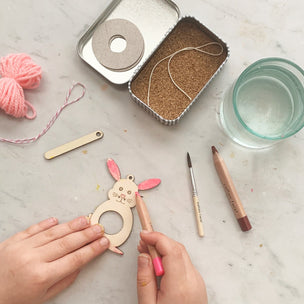 Make Your Own Pom Pom Bunny | Conscious Craft
