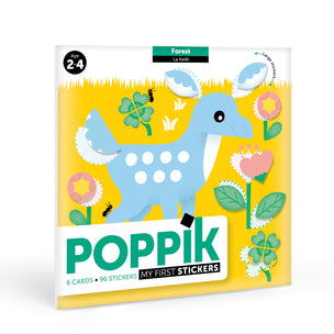 My First Poppik Sticker Cards | Forest | Conscious Craft