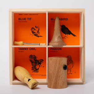 Set of 4 bird calls for birds found in the UK  | © Conscious Craft