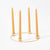Metal Ring Advent Wreath With Candle Holders | Matt Gold