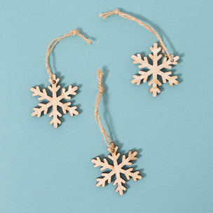 Snowflake Tag, Natural | Conscious Craft