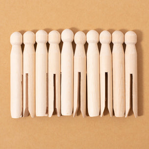 Natural Wooden Pegs | © Conscious Craft