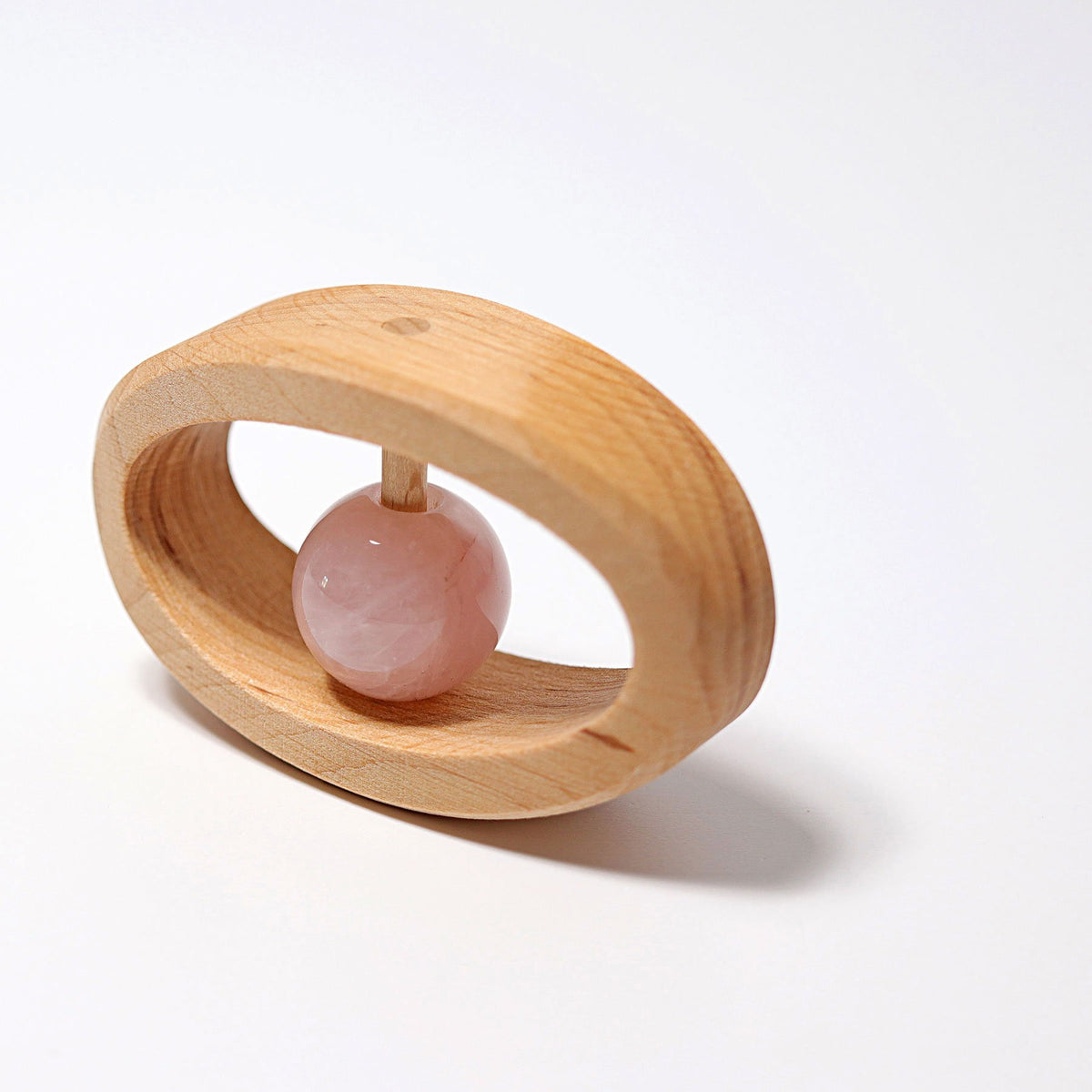 Grimm's Rattle Rose Quartz – Conscious Craft