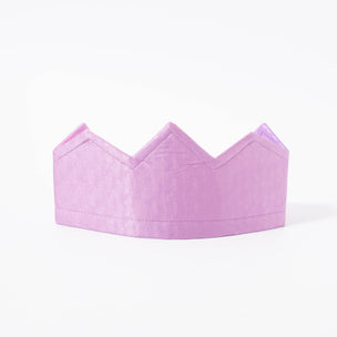 Sarah's Silk Reversible Crown | Blossom/Lavender | ©Conscious Craft