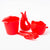 Scrunch Bucket Strawberry Red | © Conscious Craft 