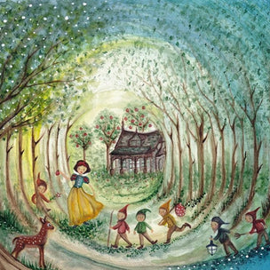 Bijdehansje Postcard Snow White | Conscious Craft