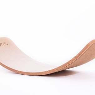 Wobbel Board | Lacquered Beech Wood with Cork | Conscious Craft