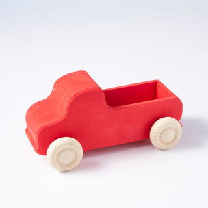 Large Red Wooden Truck from Grimm's | © Conscious Craft