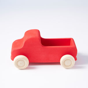 Large Red Wooden Lorry from Grimm's | © Conscious Craft